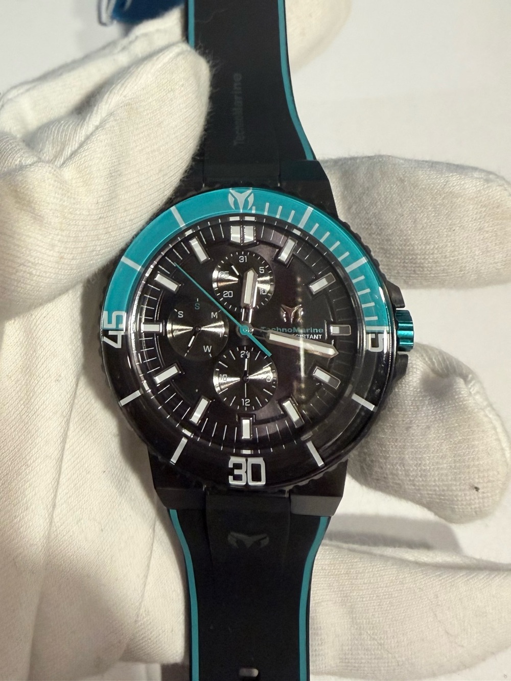 INVICTA RACE WEEK TechnoMarine F2 Racing Legends 44mm Men's Watch- Glass Bezel